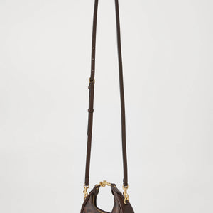 Premium Quality Brown Mini Jonie Coaach Crossbody Bag With Box Packaging