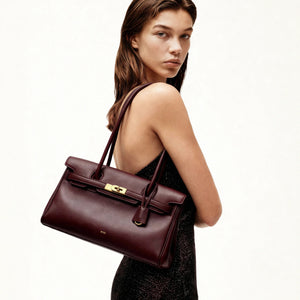 JWPEI Yara Shoulder Bag - Deep Burgundy