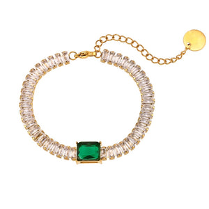 Emerald Stone Bracelet