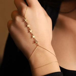 Stainless Steel Star Hand Chain