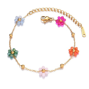 Colorful Daisy Bracelet