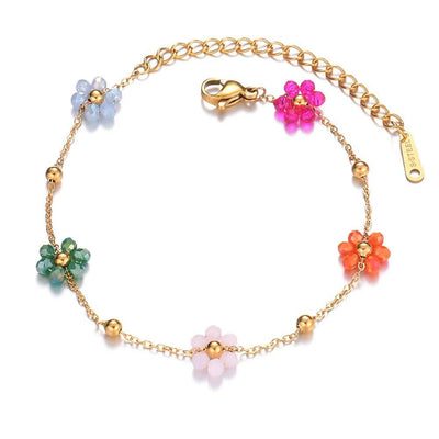 Colorful Daisy Bracelet