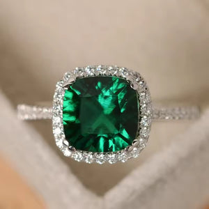 Square Zircon Shape Ring (Adjustable)