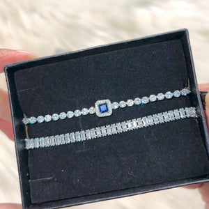 Lux Sapphire Bracelet  Set– Elegant & Stylish Set for Women