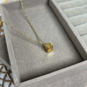 Gold Lv necklace