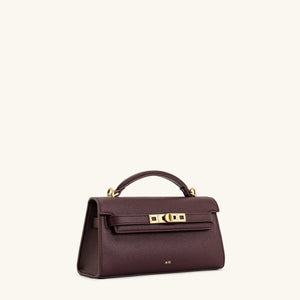 JWPEI Noor Top Handle Bag - Deep Burgundy