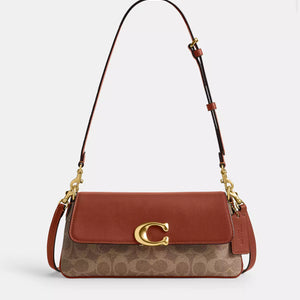 C0ach Jet Shoulder Bag In Signature Canvas (Copy)