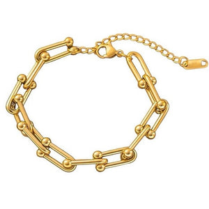 18K Gold Plated Link Bracelet