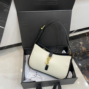 YSL Shoulder Bag Black and White