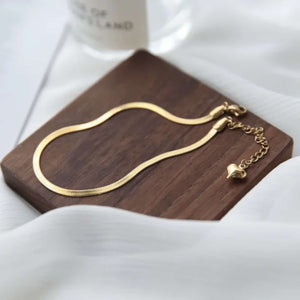 Stainless Steel Snake Chain Anklet