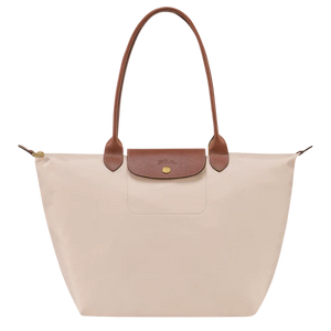 Long champ Big Size Bag-Beige
