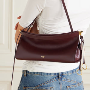 ALAÏA-Deep Maroon Bag
