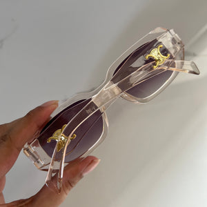 Luxury Brand Celine Transparent Sunglasses