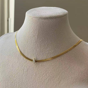 Dewdrop Gold Necklace