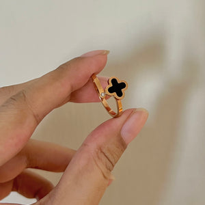 Stainless steel Clover Ring