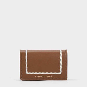 Charles&keiith  Crossbody Wallet Brown2