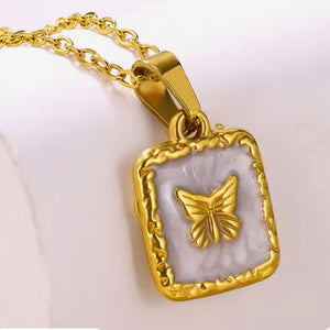 Butterfly Gold Necklace