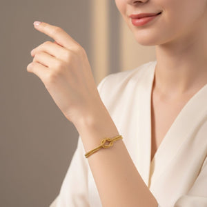 Glitter Knot Bracelet