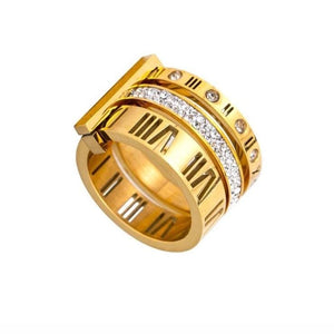 18k plated Trio Ring Band