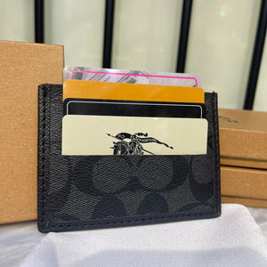 C0ach Card Holder With Box