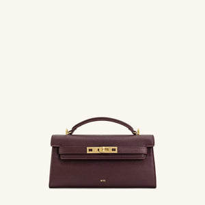 JWPEI Noor Top Handle Bag - Deep Burgundy