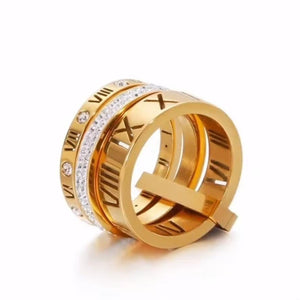 18k plated Trio Ring Band