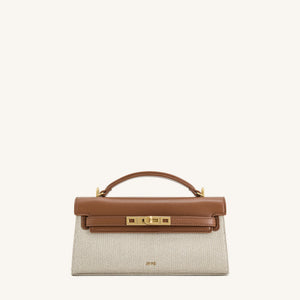 JWPEI Noor Top Handle Bag - Brown Beige
