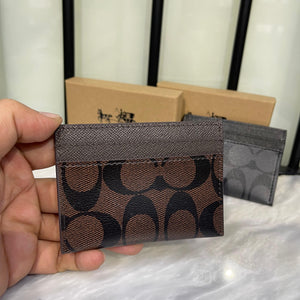 Premium Quality Coach Card Holder With Box Packaging