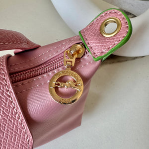 LongChamp Crossbody Bag with Strap - Pink