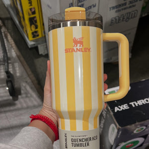 Stanley Quencher 40OZ CornFlower Cabana Gloss Tumbler