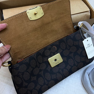C0ach Jet Shoulder Bag In Signature Canvas