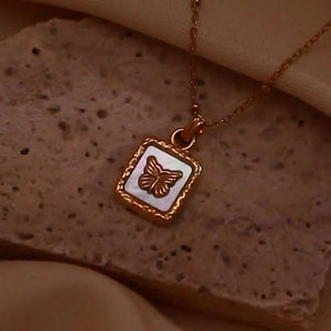 Butterfly Gold Necklace