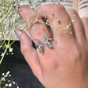 Butterfly Silver Ring