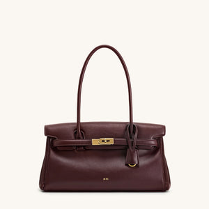 JWPEI Yara Shoulder Bag - Deep Burgundy