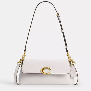 White shoulder bag Jet C0ach