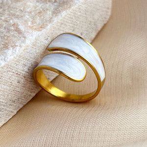 High Quality Stainless Steel White Ring Adjustable