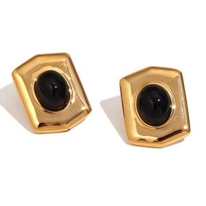 Vintage Earrings- Black