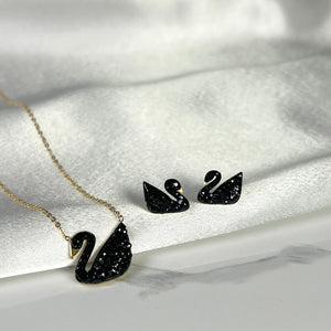 Stainless steel Black Swan Set