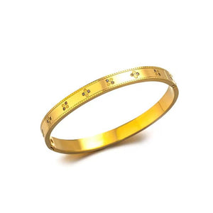 Rosie 18k Gold Plated Bangle