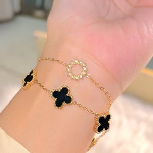 Sun Clover Bracelet Set