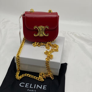 Celine Red Crossbody