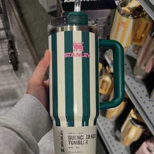 Stanley Quencher 40OZ CornFlower Cabana Gloss Tumbler