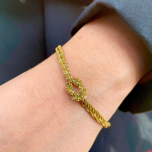 Glitter Knot Bracelet