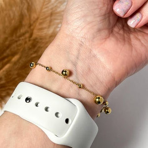 Stainless Steel Ball Bracelet