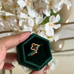 Stainless steel Clover Ring