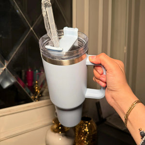 Sky Blue Flask Tumbler 40oz