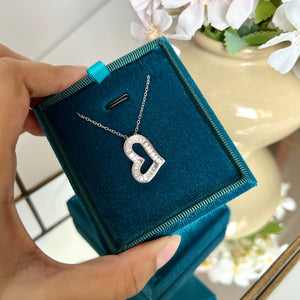 Luxurious Titanium Heart necklace