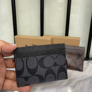 Premium Quality Coach Card Holder With Box Packaging