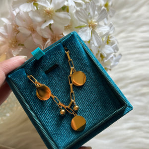 18k plated Coin Bracelet