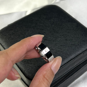 Stainless steel Silver Cartier Ring
